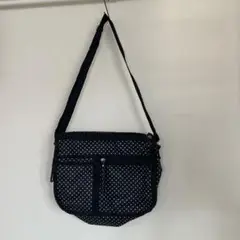 ドット柄ショルダーバッグ