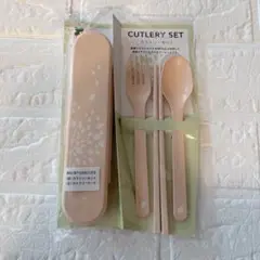 カトラリーセット プラスチック ピンク お弁当セット スプーン フォーク お箸