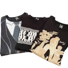 ケツメイシ ツアースタッフTシャツ 黒3枚セット Lサイズ【クルー限定品】