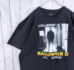 US古着 HALLOWEENⅡ ハロウィン ムービーTシャツ 映画 黒 2XL