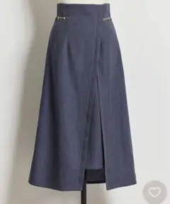 ノエラ❤️新品ビット付スリットタイトスカートインディゴ14,300円☆