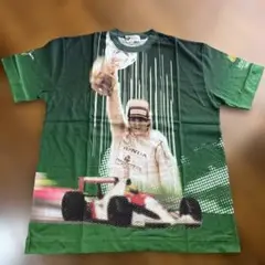 アイルトン・セナ グリーン Tシャツ M 未使用　新品