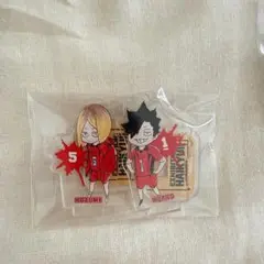 ハイキュー展 アクリルminiフィギュア 黒尾&研磨