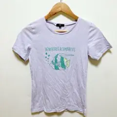 DHC (S) プリント 半袖 Tシャツ パープル 熱帯魚