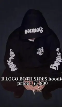 B LOGO BOTH SIDES hoodie/B BOTHSIDES