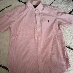 Polo Ralph Lauren 半袖シャツ 赤白ストライプ