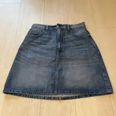 デニム Aライン ミニスカート