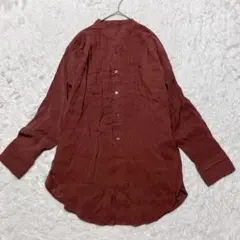 【AUNT MARIE'S】長袖シャツ ボザムピンタックドレスシャツ F