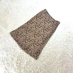 【ジバンシィ】膝丈マーメイドスカート 花柄 GIVENCHY sizeM