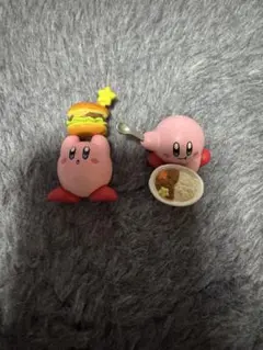 カービィ フィギュア ガチャガチャ　カプセルトイ　ハンバーガー　カレー