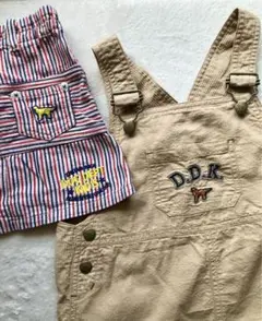 Drop Dept. アメカジ風スカート2点セット110 ドッグデプト 女の子