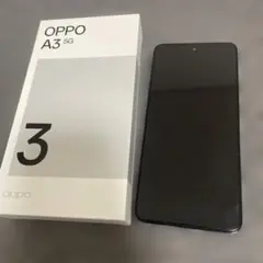 ほぼ新品　OPPO A3 5G ブラック　SIMフリー