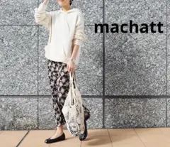 machatt パーカー ホワイト フリーサイズ