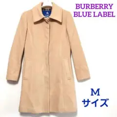 BURBERRY BLUE LABEL アンゴラ 裏地ノバチェック ロングコート