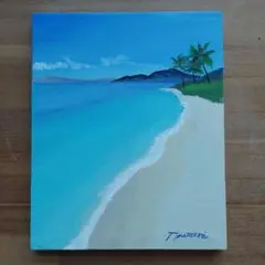 夢見多恵画　新作　原画　一点物　風景画　F3(27.3×22×1)