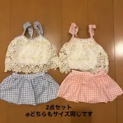 【新品未使用】ベビー水着　2着セット