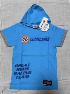 新品未使用　76 Lubricants フード付き 半袖Tシャツ 140cm