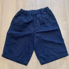 UNIQLO キッズ 半ズボン 160 ネイビー