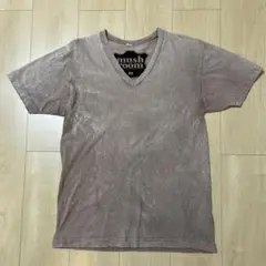 mush room ブラウン Vネック Tシャツ M