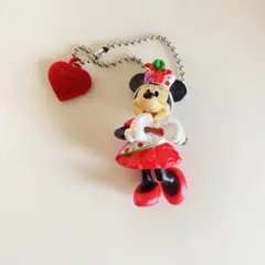 ディズニーランド　ミニー　カプセルトイ　キーホルダー