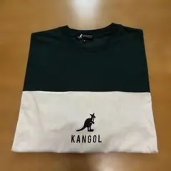 KANGOL ダークグリーン/ホワイト Tシャツ M