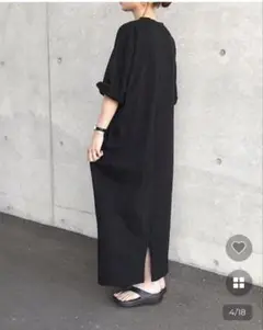 klee♡long pocket ops♡ロングポケットワンピース♡BK