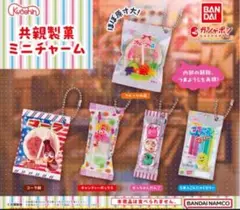 共親製菓 ミニチャーム　全5種　ガチャ　カプセルトイ　餅飴ミニチュア