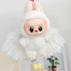 labubu ラブブ 天使の羽 羽毛 ぬいぐるみ