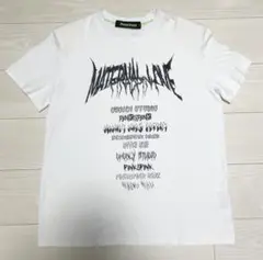 PINKSPINK ピンクスピンク　ロゴプリントショルダーパッドルーズTシャツ
