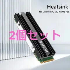 2個セット M.2 SSD用の ヒートシンク 2280用 NVMe SATA