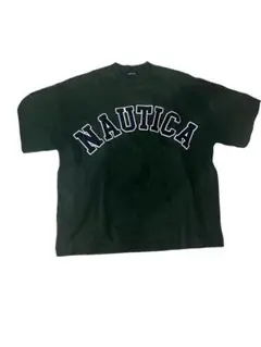 NAUTICA ダークグリーン Tシャツ M