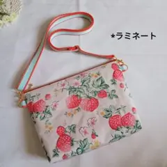 ショルダーバッグ　コンパクト　ワイルドストロベリー　キャスキッドソン