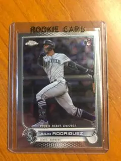 Julio Rodriguez RC topps chrome update