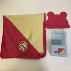 ディズニー　ロッツォ　おくるみ　帽子セット50cm〜70cm