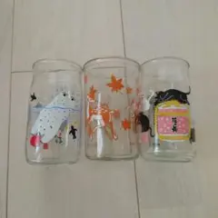 ワンカップ　空き瓶　 3個セット　動物