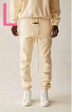 21SS ESSENTIALS エッセンシャルズ スウェットパンツ クリーム L