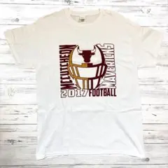 GILDAN Tシャツ デカロゴ ホワイト M相当 0276