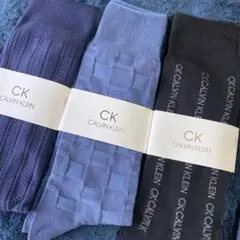 【新品未使用】カルバンクライン/CalvinKlein ソックス3足25〜27㎝
