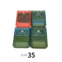 【動作OK】 SONY PS1 メモリーカード ４個　セット 08-35