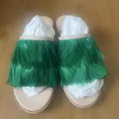 TELA サンダル　グリーン