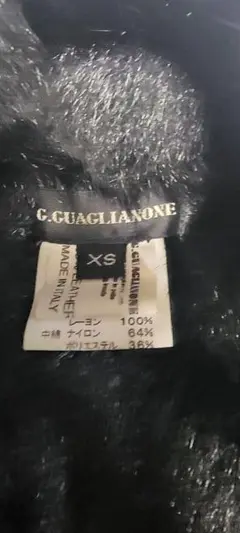 g.guaglianone モッズコート リアルファー　ガリアノーネ　S リアルファーフード&ライナー付ワッペン付ミリタリーモッズ