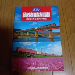 2024年貨物時刻表