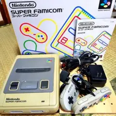 【訳あり動作品】任天堂 スーパーファミコン 一式セット 箱付き