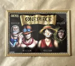 ワンピース ポスター A3 フォトフレーム入り ルフィ エース ガープ ドラゴン