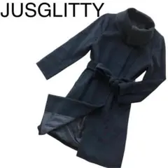 JUSGLITTY ジャスグリッティー アンゴラコート チェスターコート