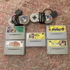 スーパーファミコン ゲームソフト4本セット　コントローラー2個