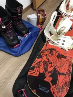 シーズン到来!スノボセット!レディース バートン★歌舞伎★侍★和柄★