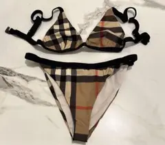 Burberry バーバリー　ビキニ　パッド無し 新品　未使用 チェック ビキニトップ (サンド) - ウィメンズ | Burberry®公式