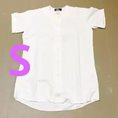 未使用訳アリ　レワード　S　ユニフォームシャツ　上のみ　ホワイト