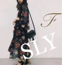 SLY 花柄ロングガウン F